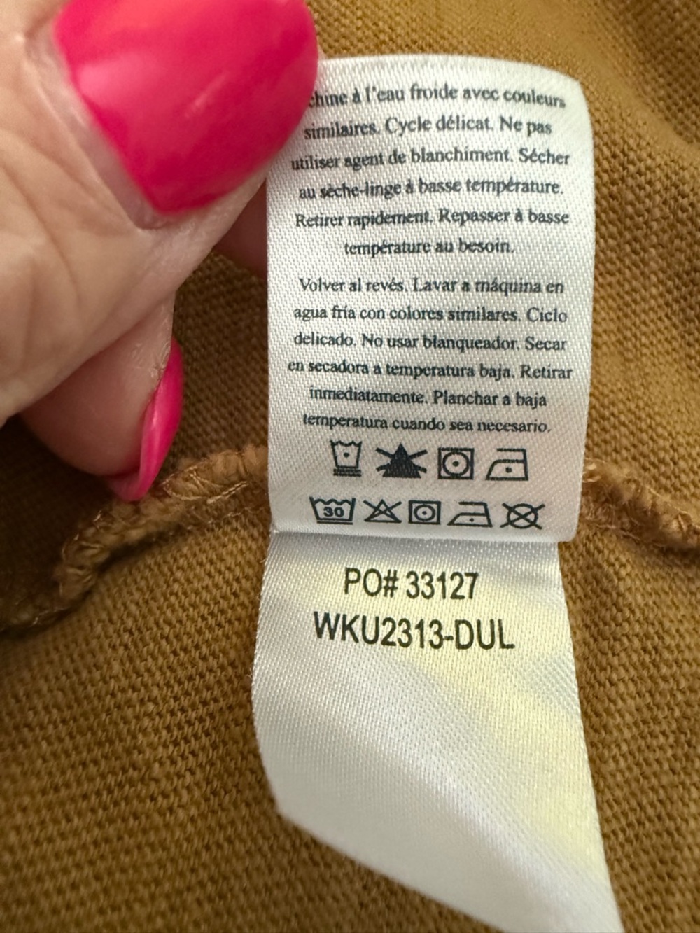 Faherty Mustard Ribbed Sleeveless Tank - Picture 5 of 5